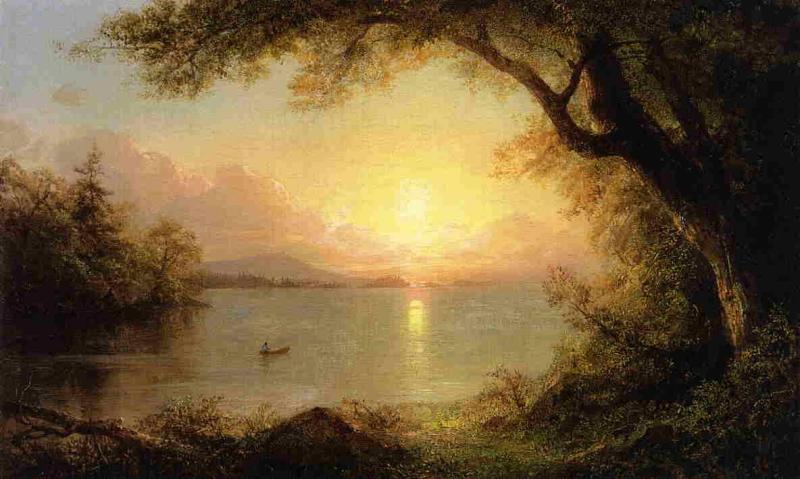 Frederic Edwin Church Lake Scene